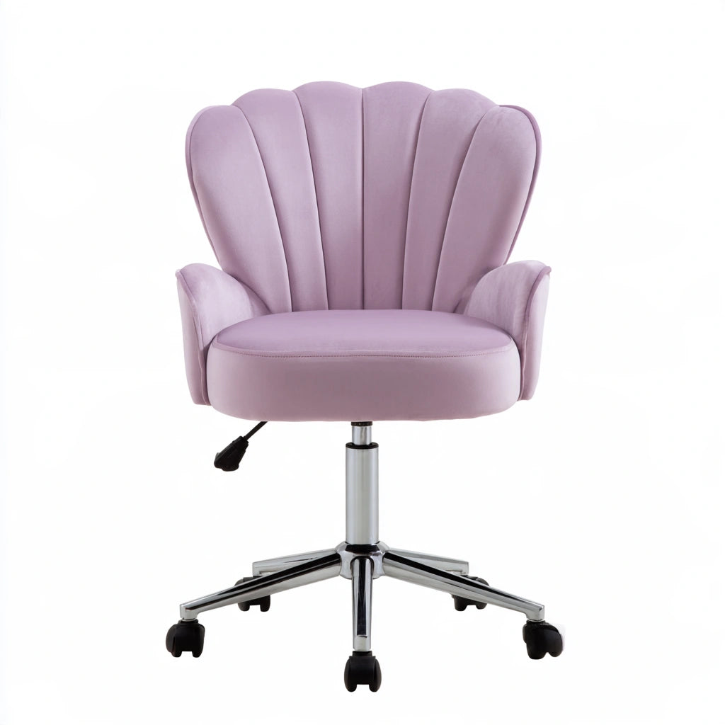 Ergonomiczny fotel biurowy, z aksamitu, kolor: szary